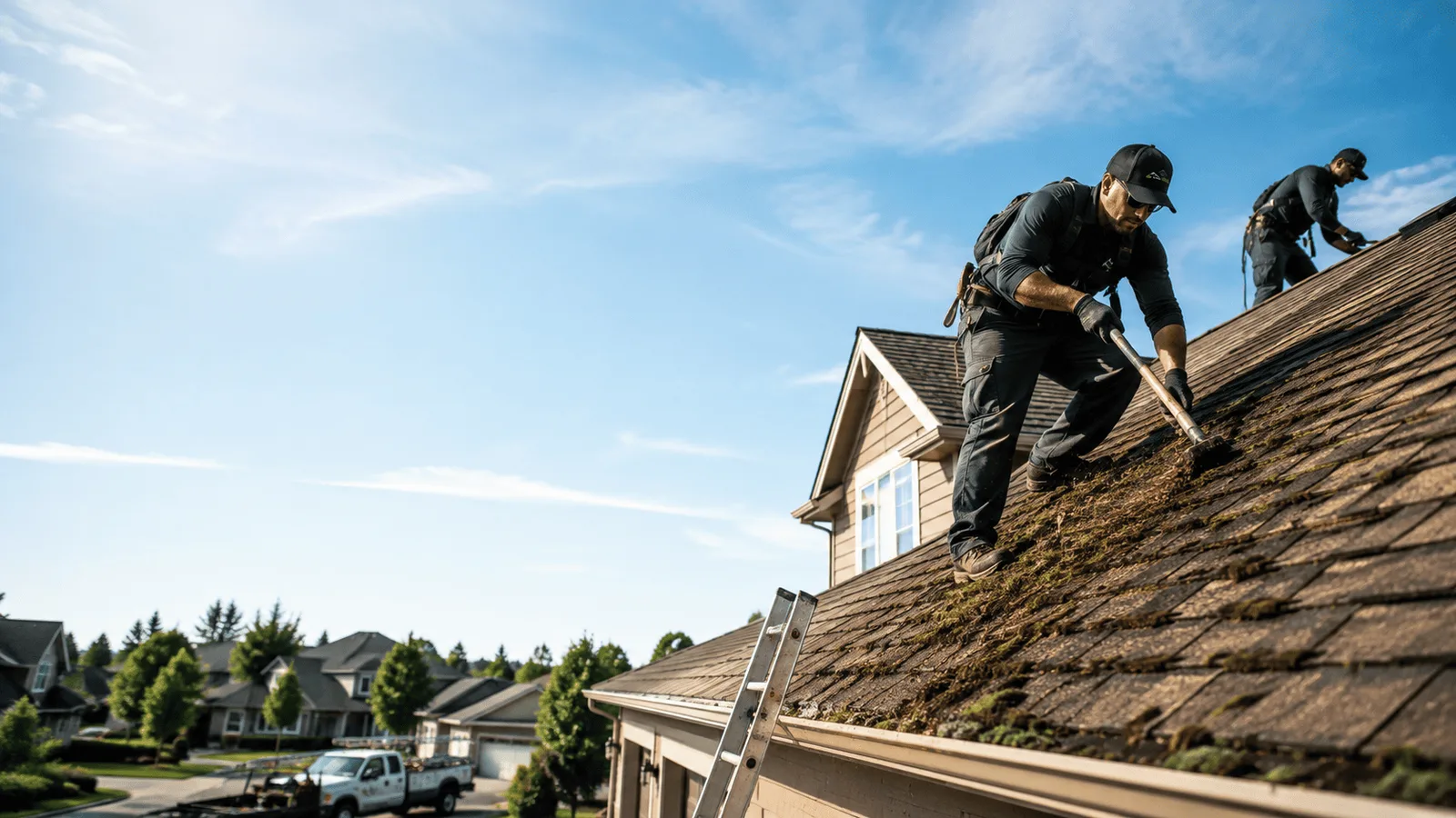Roof Moss Removal in Littleton, IL near me